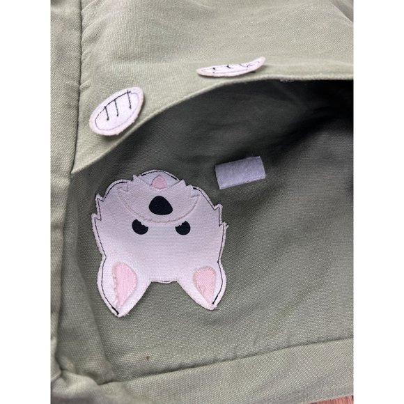 Handmade Student Messenger Bag cute Doggie Embellished Dog - Picture 4 of 5